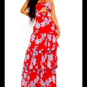 FLORAL MAXI DRESS